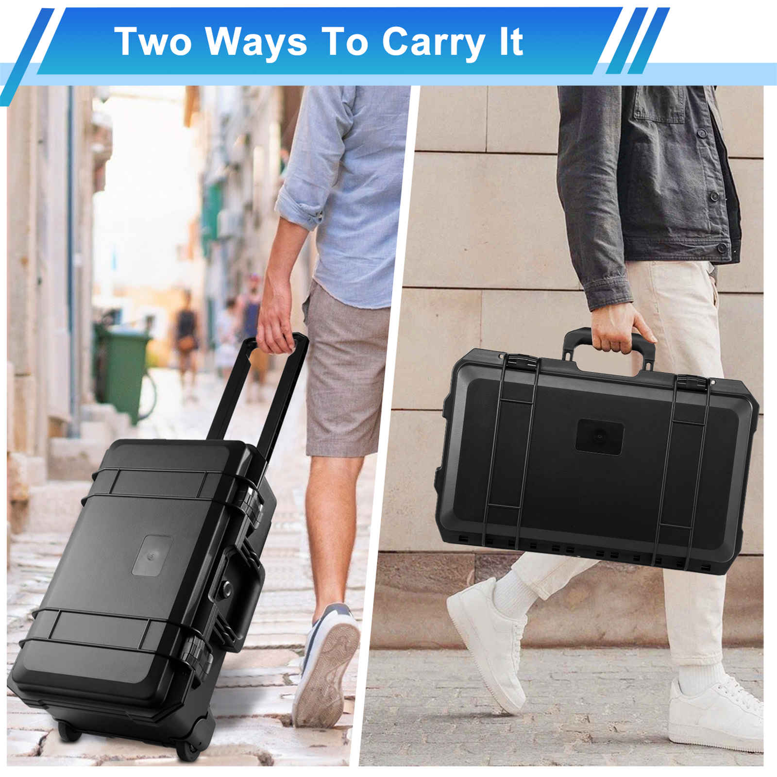 Rolling Camera Case, Portable  - Drone Hard Shell Case recensione e prezzo