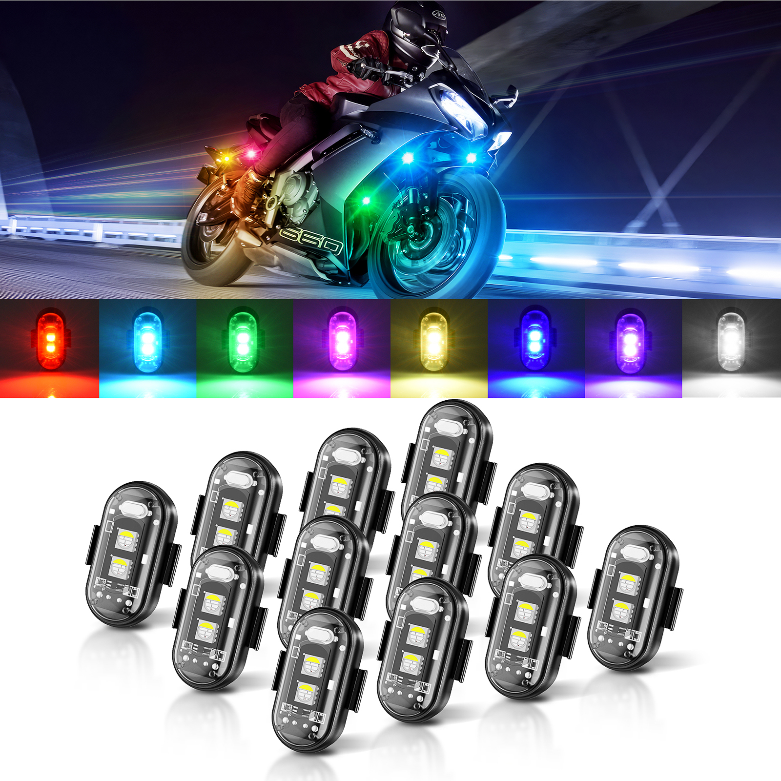 MICTUNING Wireless LED Strobe  - Drone Strobe Light recensione e prezzo