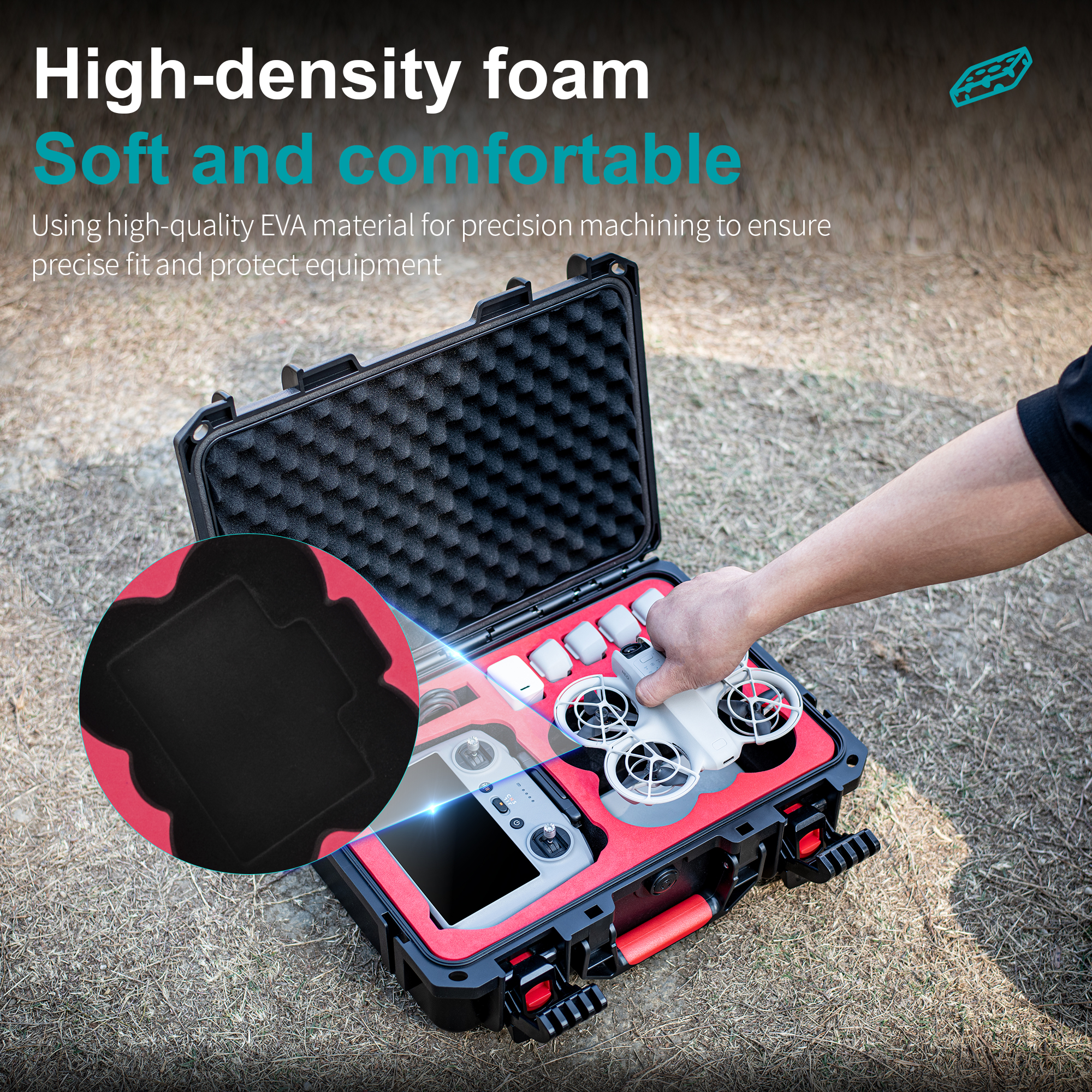 Portable Hard Waterproof Case  - Drone Controller Hood recensione e prezzo