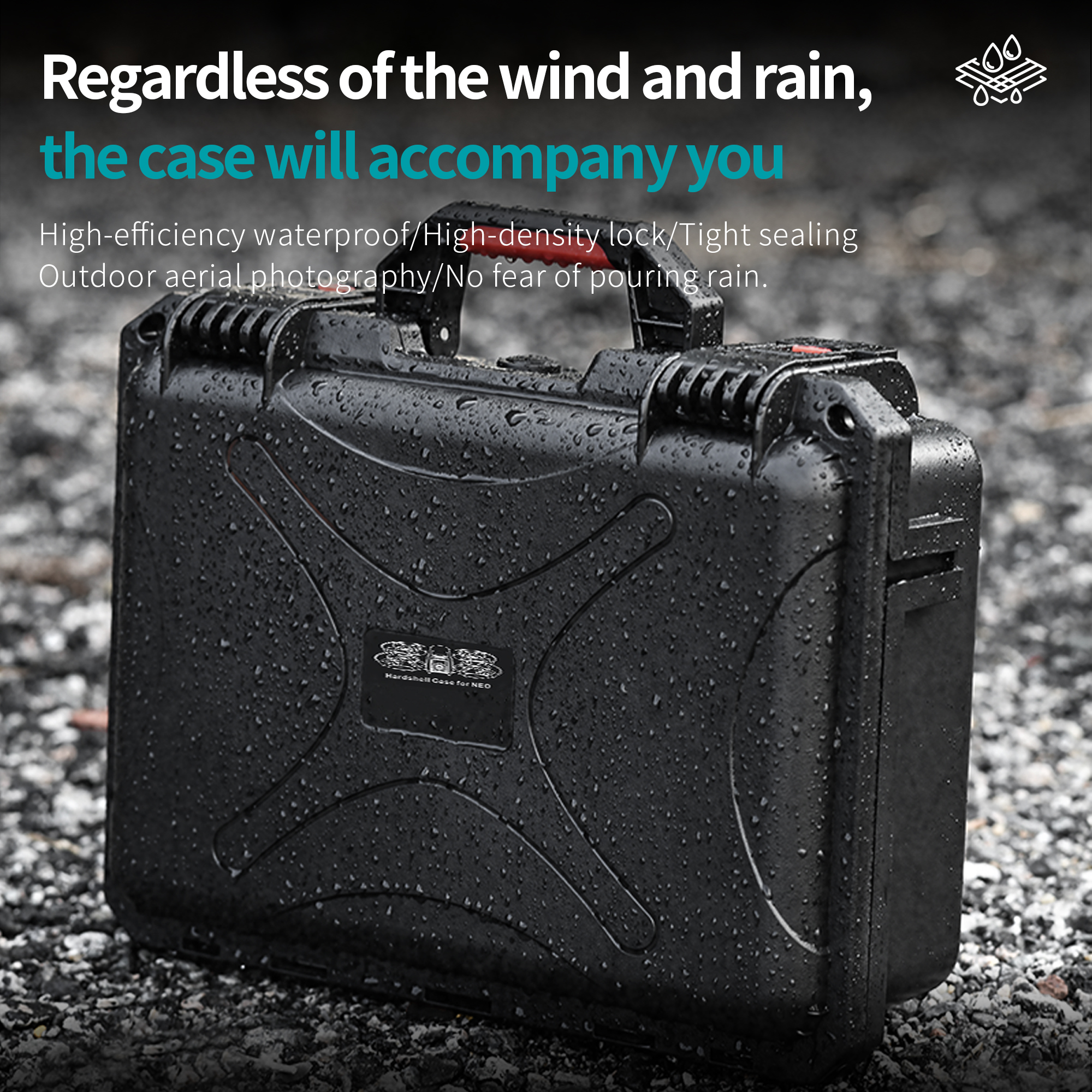 Portable Hard Waterproof Case  - Drone Controller Hood recensione e prezzo