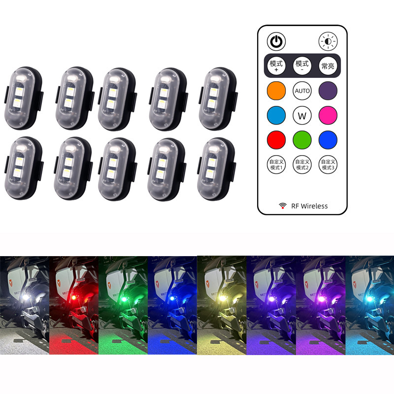 10x 4x 8Colors Wireless LED Dr - Drone Strobe Light recensione e prezzo