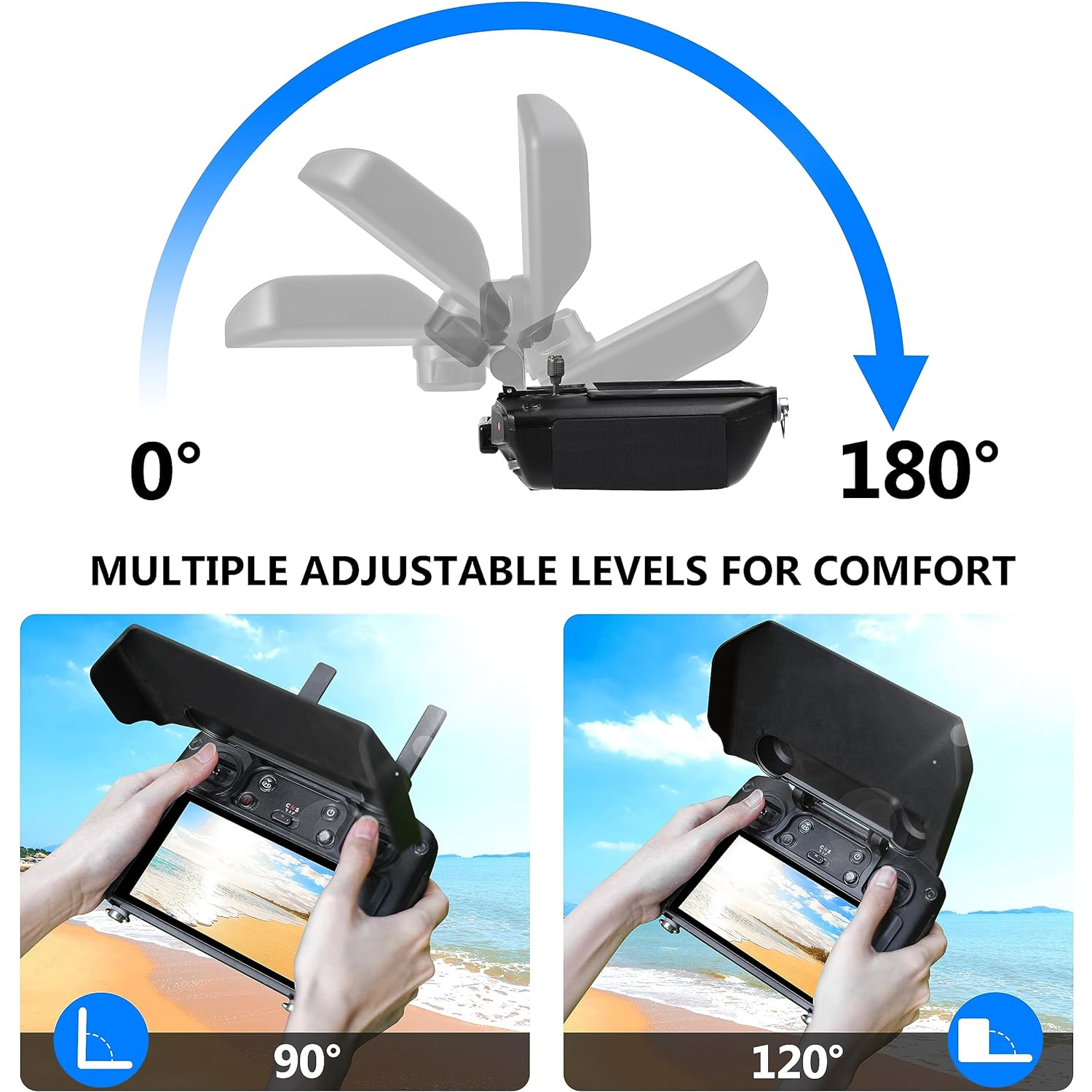 2-in-1 Sun Hood & Joystick Cov - Drone Controller Hood recensione e prezzo
