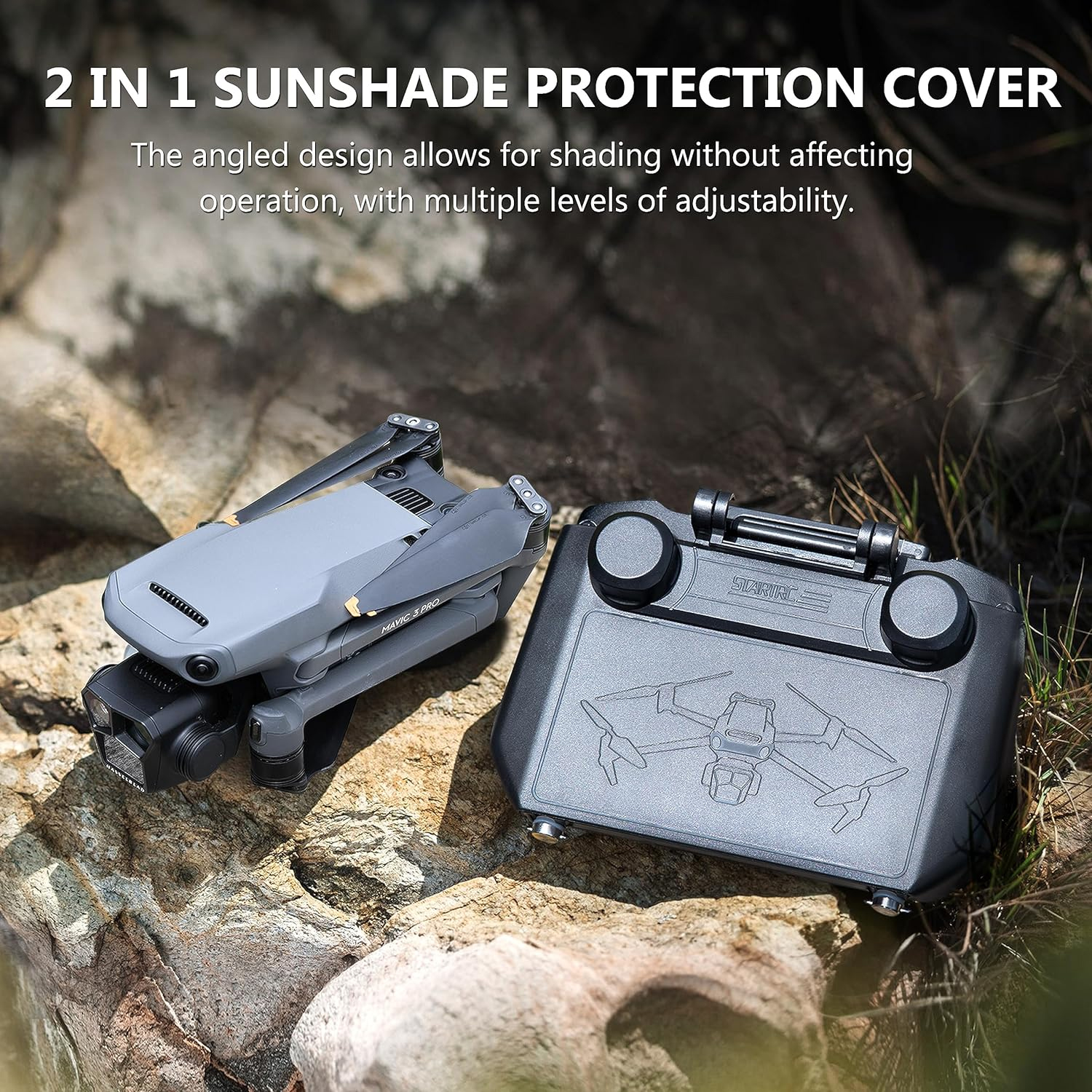 2-in-1 Sun Hood & Joystick Cov - Drone Controller Hood recensione e prezzo