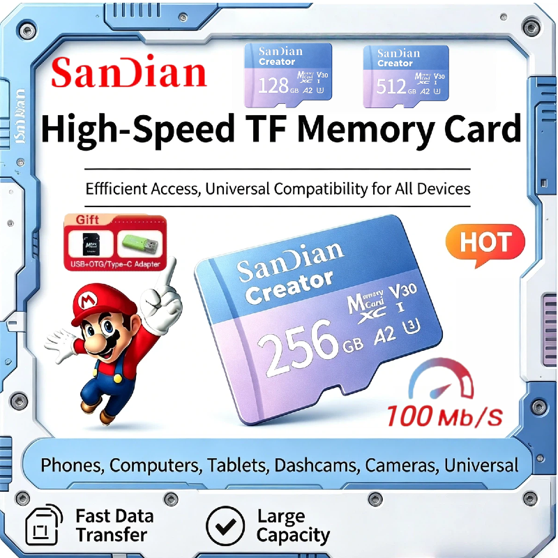 Mini SD Memory Card 128GB 256G - Drone Strobe Light recensione e prezzo
