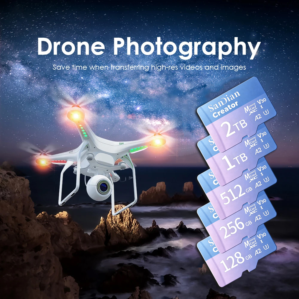 Mini SD Memory Card 128GB 256G - Drone Strobe Light recensione e prezzo