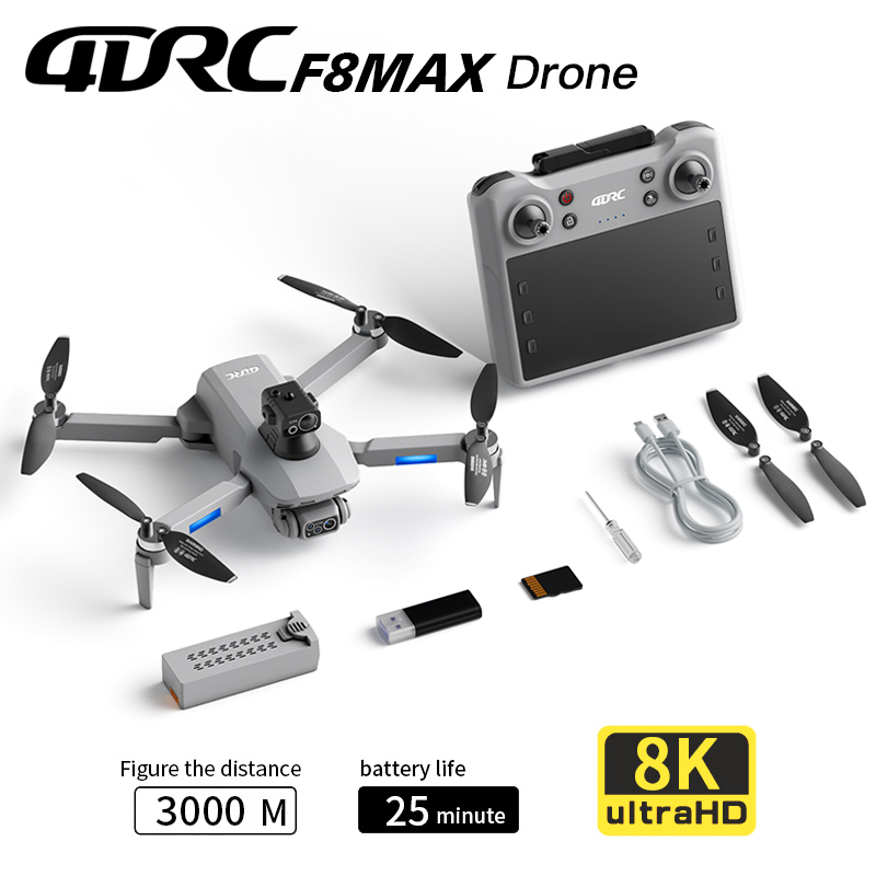 F8 MAX GPS Drone Professional  - Drone Controller Screen recensione e prezzo