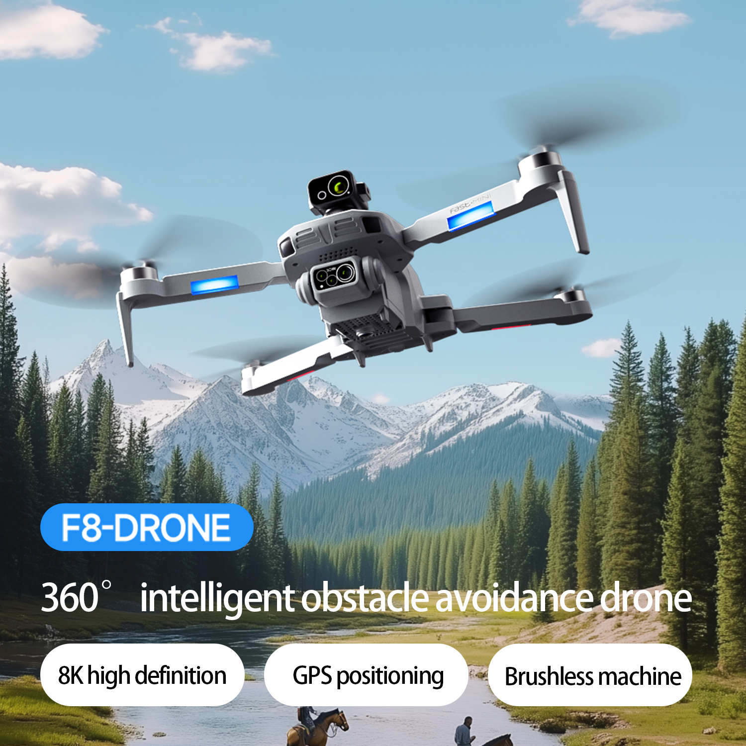 F8 MAX GPS Drone Professional  - Drone Controller Screen recensione e prezzo