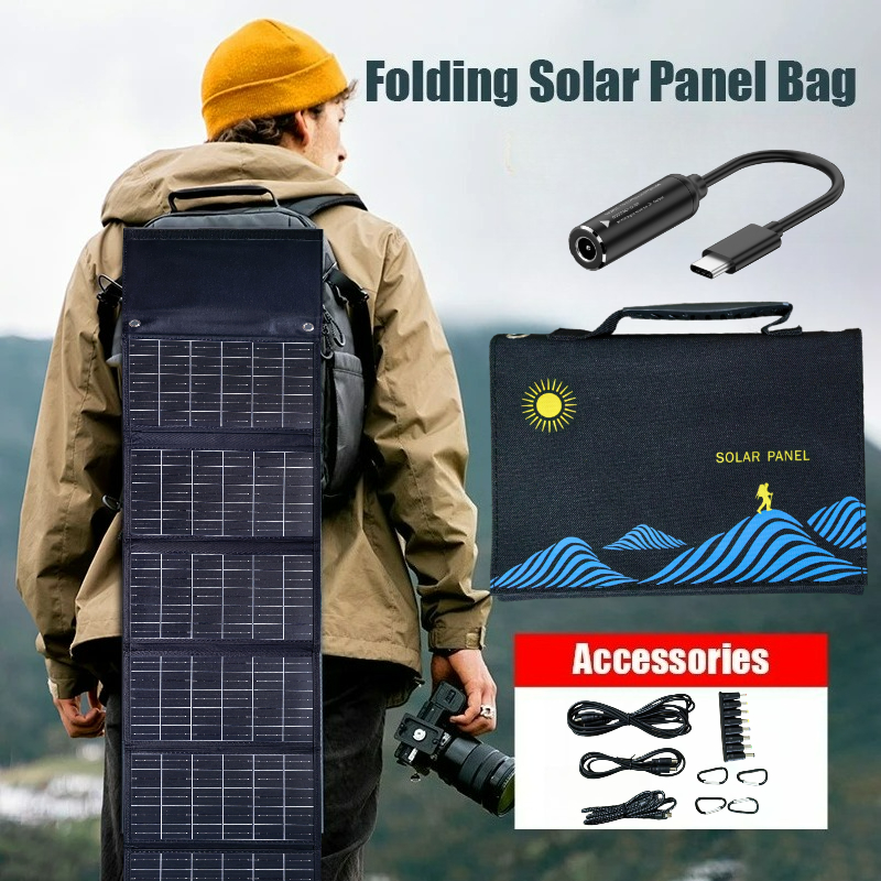 50W 90W Dual USB DC Waterproof - Drone Solar Charger recensione e prezzo