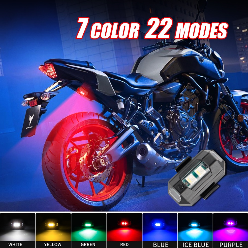 1PC 7 Color Mini USB Charging  - Drone Strobe Light recensione e prezzo