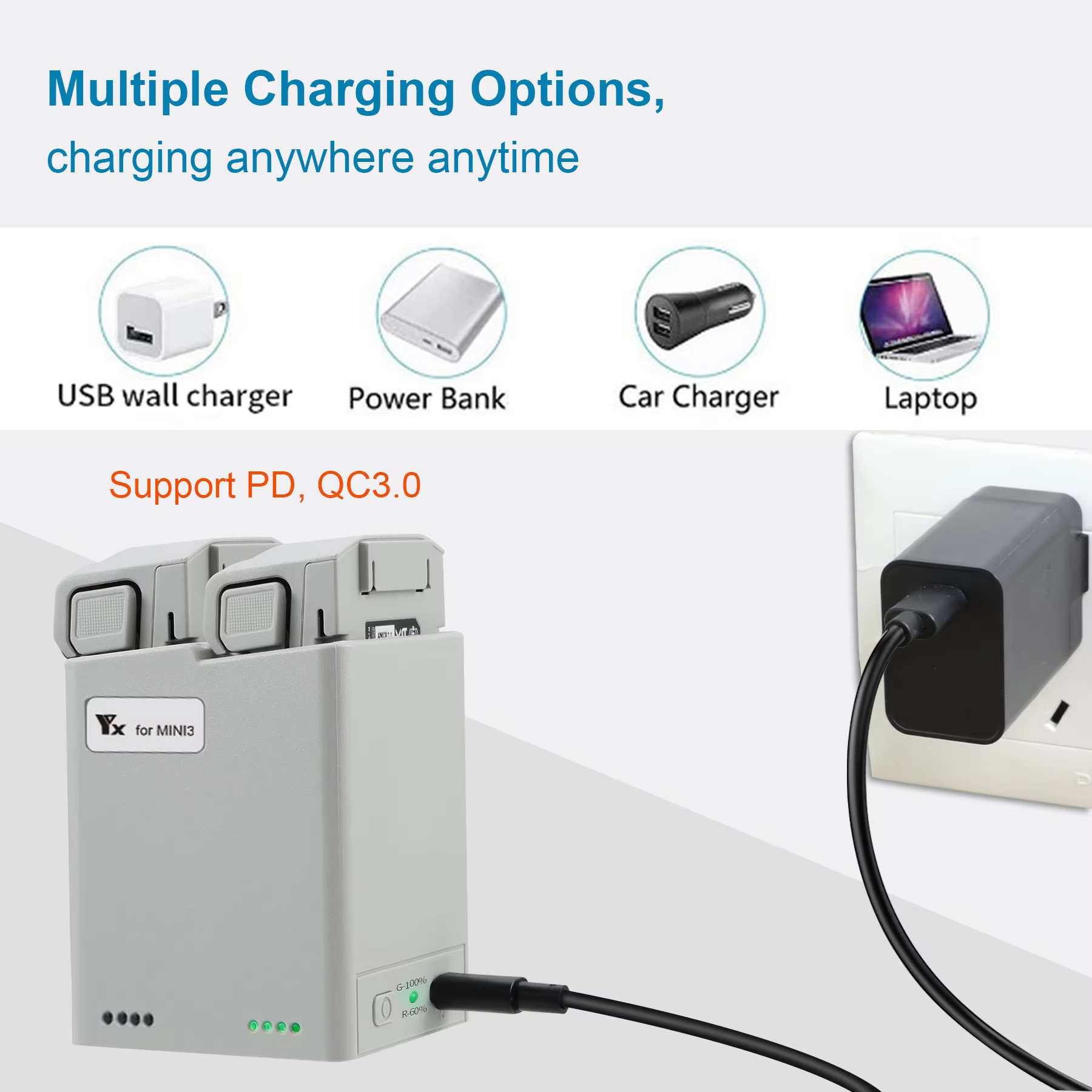 For DJI Mini 3Pro/4Pro Battery - Drone Power Bank recensione e prezzo