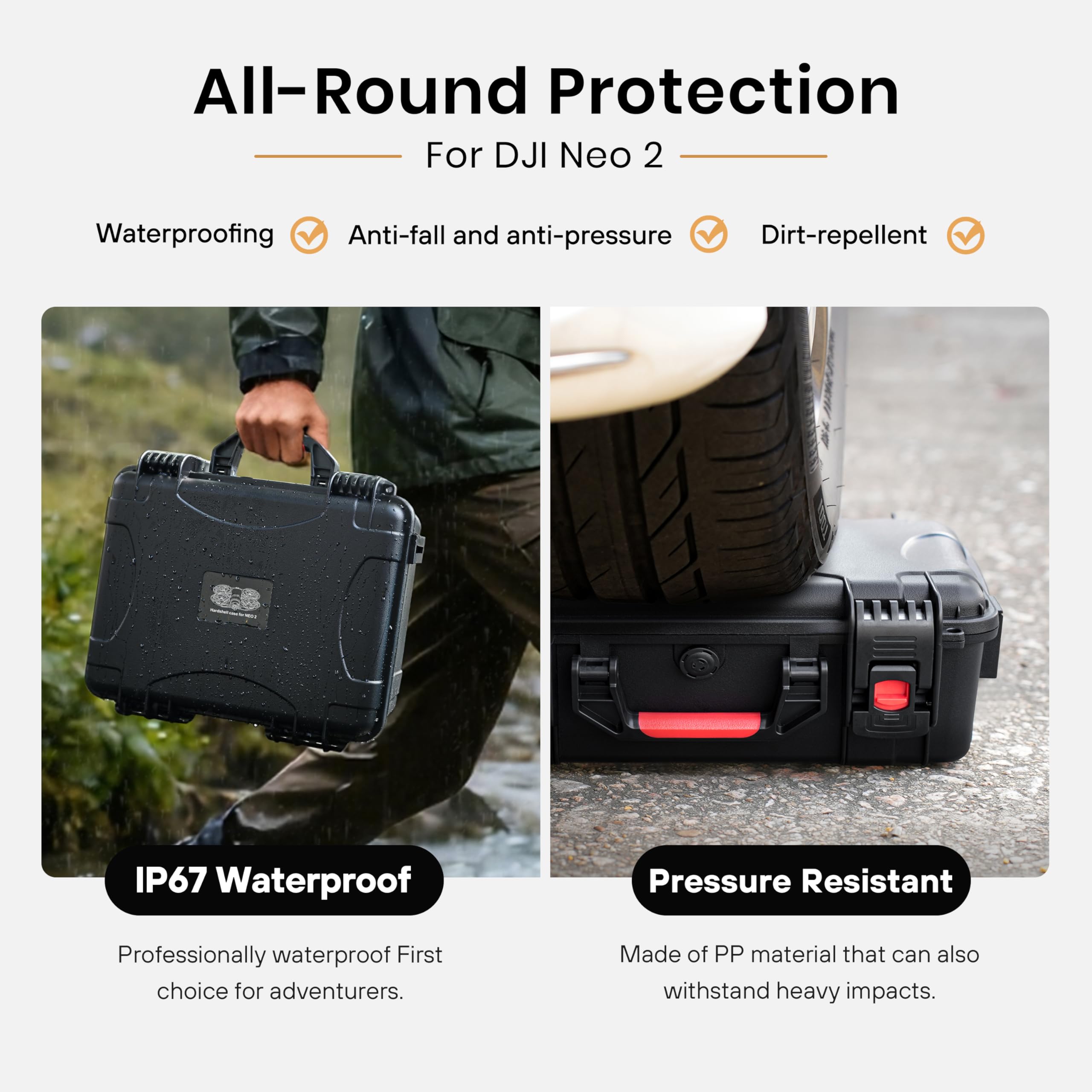 STARTRC Waterproof Hard Carryi - Drone Controller Hood recensione e prezzo