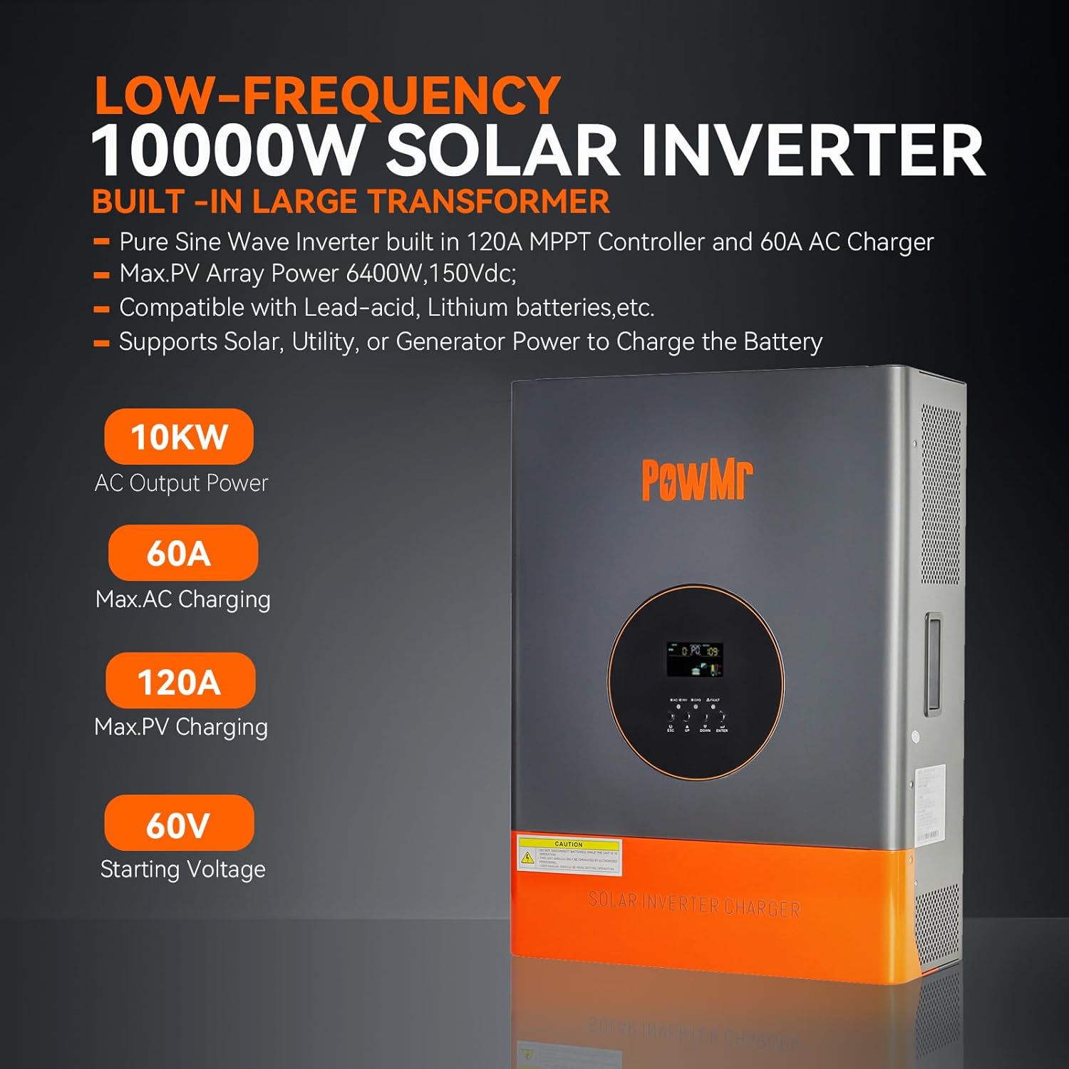 PowMr 10KW 5KW Split Phase Inv - Drone Solar Charger recensione e prezzo