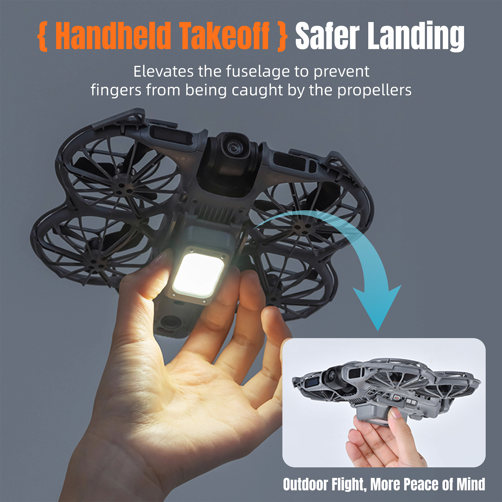 Rechargable LED Landing Gear w - Drone Beacon Light recensione e prezzo